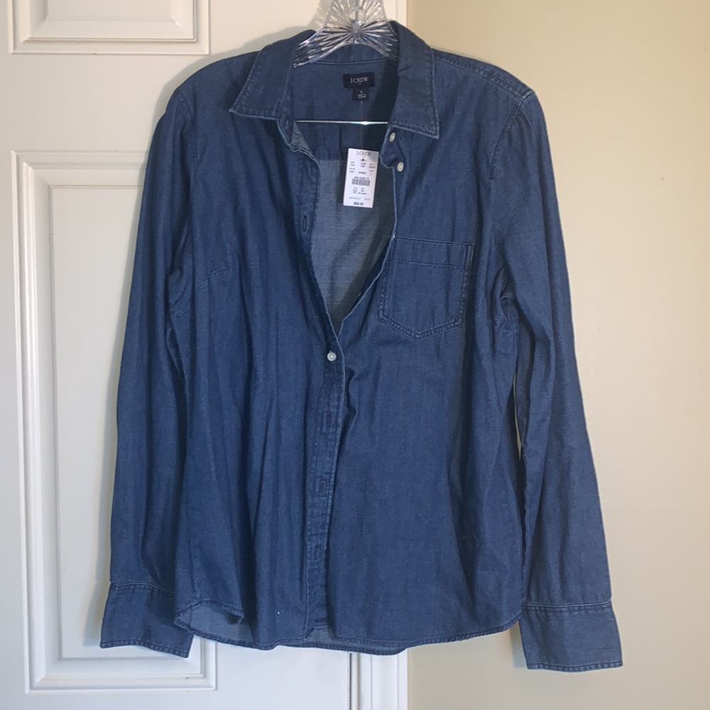 J.Crew jean button down too